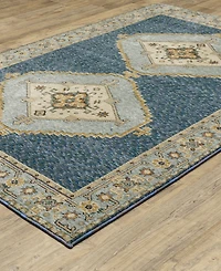 Oriental Weavers Andorra 2430A 6'7"x9'6" Area Rug
