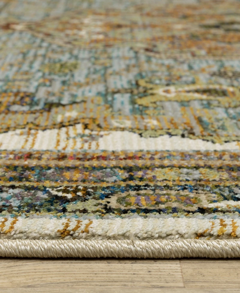 Oriental Weavers Andorra 2451B 7'10"x7'10" Round Area Rug