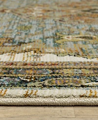 Oriental Weavers Andorra 2451B 7'10"x7'10" Round Area Rug