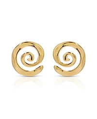 Ettika Aura Swirl Stud Earrings