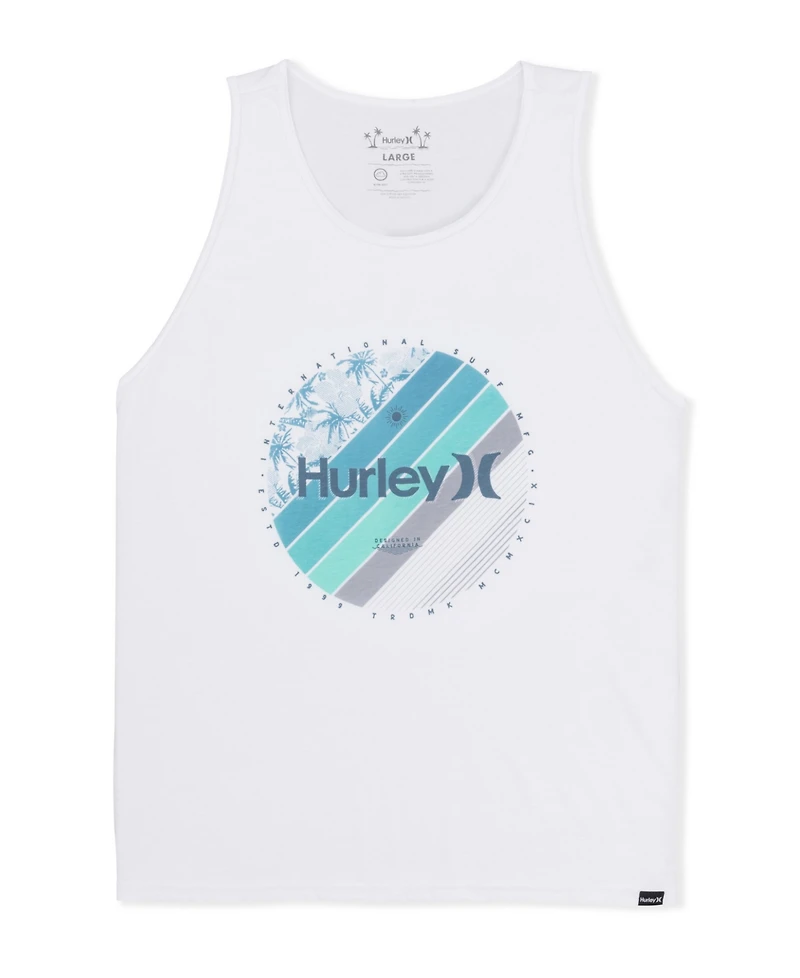 Hurley Men's Linear Palm Tank Top