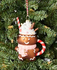 Holiday Lane Gingerbread Village Hot Cocoa Gingerbread Man Ornament, Macy's Exclusive