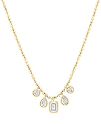 Effy Lab Grown Diamond 18" Statement Necklace (2-1/6 ct. t.w.) in 14k Yellow Gold