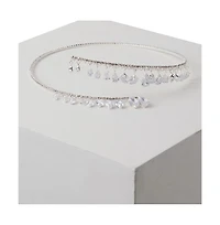 Sohi Women's Crystal Torque Necklace