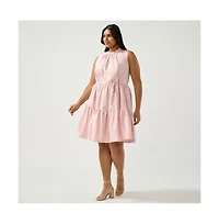 Estelle Rhodes A-Line Mini Dress