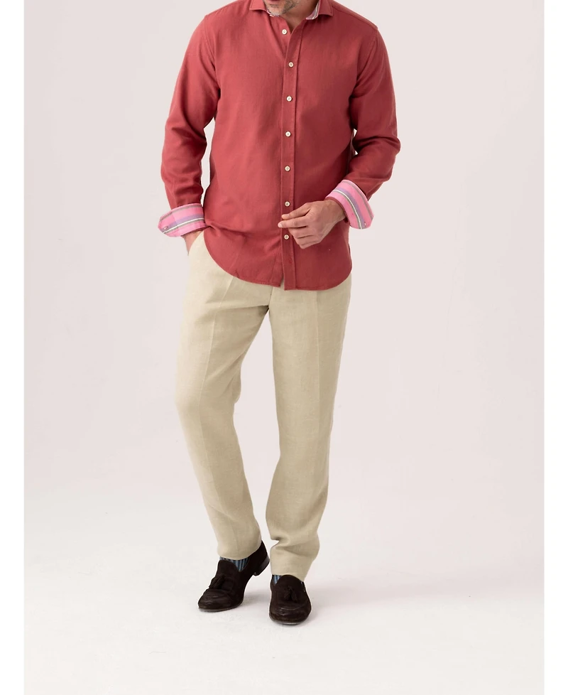 Koy Clothing Men's Brushed Cotton Long Sleeve Shirt