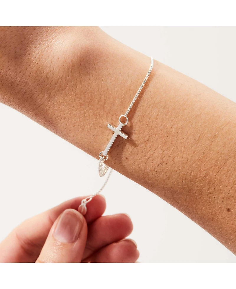 Alex and Ani Cross Pull Chain Bracelet