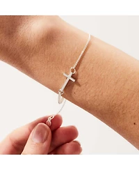 Alex and Ani Cross Pull Chain Bracelet