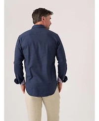 Koy Clothing Men's Cotton Cashmere Long Sleeve Shirt