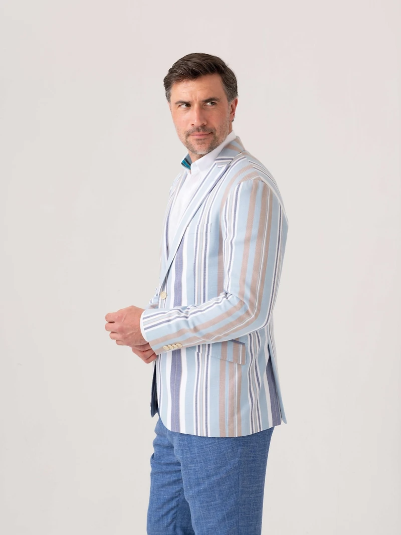 Koy Clothing Men's Kikoy Cotton Tailored Blazer