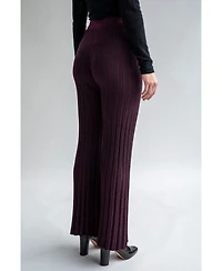 Sskein Women's Marcelle Pleated Knit Trousers