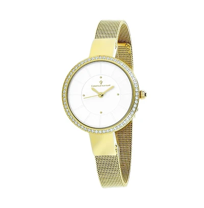 Christian Van Sant Women's Reign Silver Dial Watch - CV0222