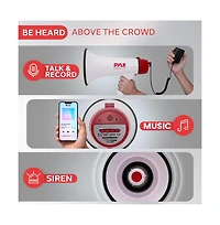 Pyle PMP48IR Portable Megaphone with Built-in Rechargeable Battery