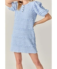 English Factory Women's Smocked Mini Dress