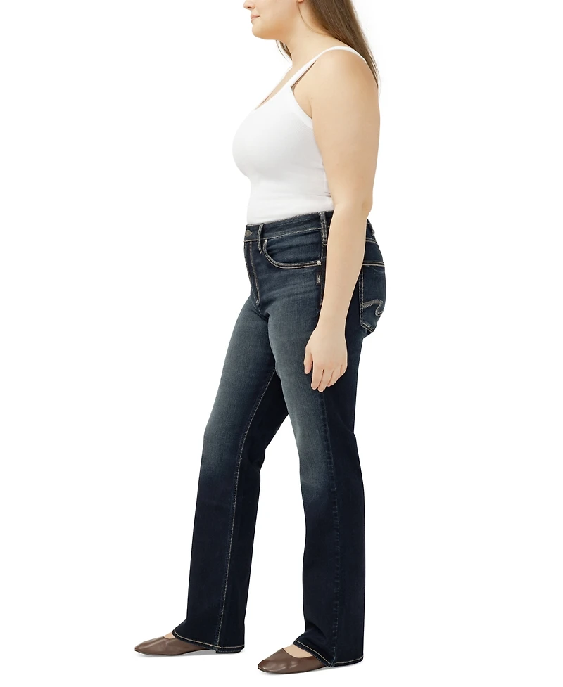 Silver Jeans Co. Plus Avery High Rise Curvy Fit Bootcut