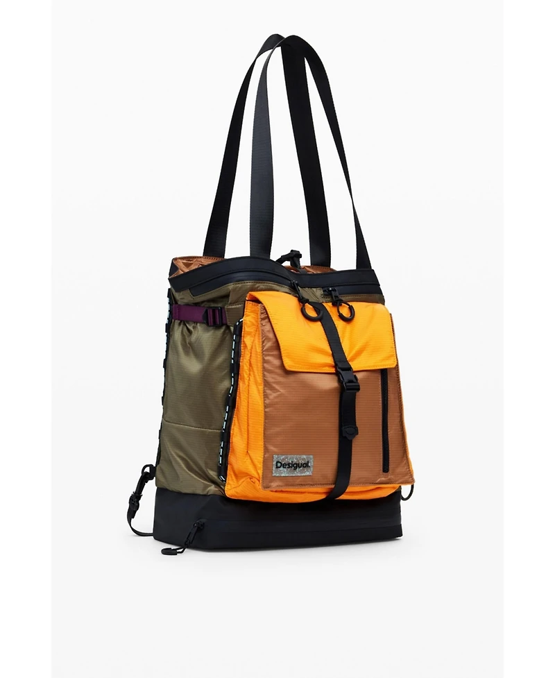 Desigual Women's Large nylon tote backpack