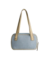 True Religion Small Denim Bowling Satchel