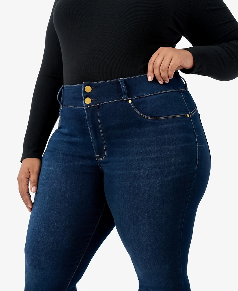 Seven7 Plus High Rise Curvy Legging Jeans