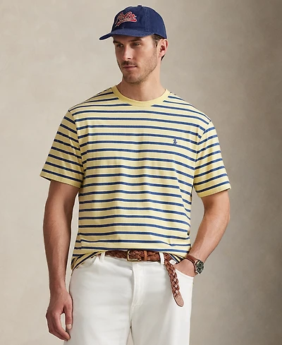 Polo Ralph Lauren Men's Big & Tall Striped Jersey Crewneck T-Shirt