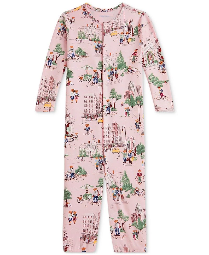 Polo Ralph Lauren Baby Girls Printed Coveralls