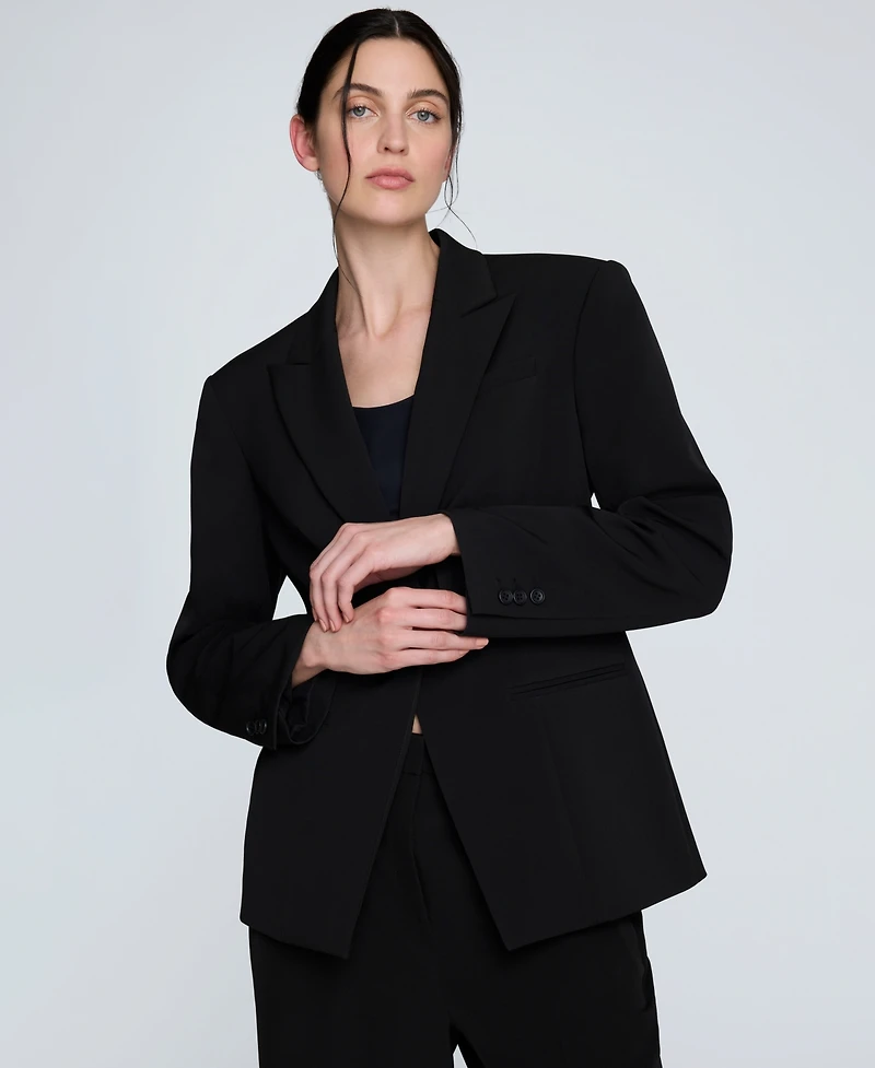 Kenneth Cole Women's Peak Lapel One-Button Blazer