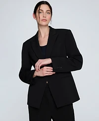 Kenneth Cole Women's Peak Lapel One-Button Blazer