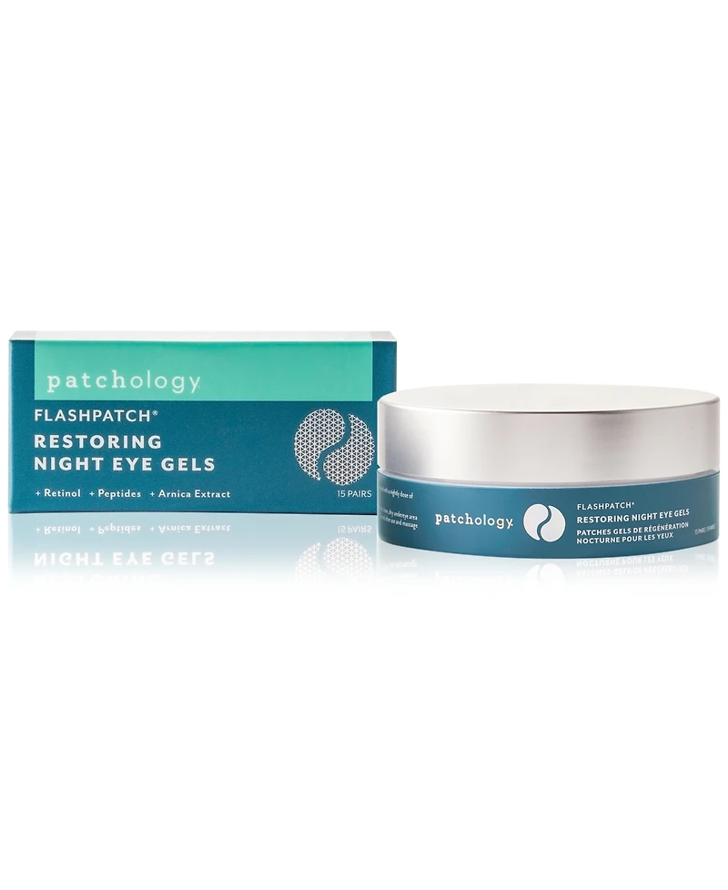 Patchology FlashPatch Restoring Night Eye Gels, 15 pairs