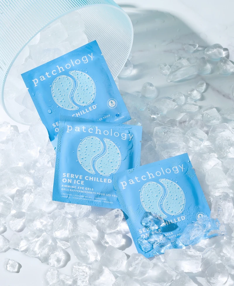 Patchology Serve Chilled On Ice Firming Eye Gels, 5 pairs