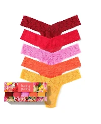 Hanky Panky Women's Signature Lace Original Thong 5 Pack