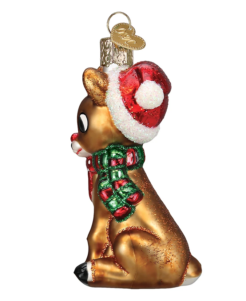 Old World Christmas 3.5" Rudolph and Clarice Ornament