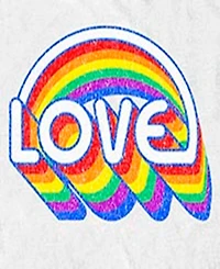 Fifth Sun Men's Rainbow Love Short Sleeve T-Shirt
