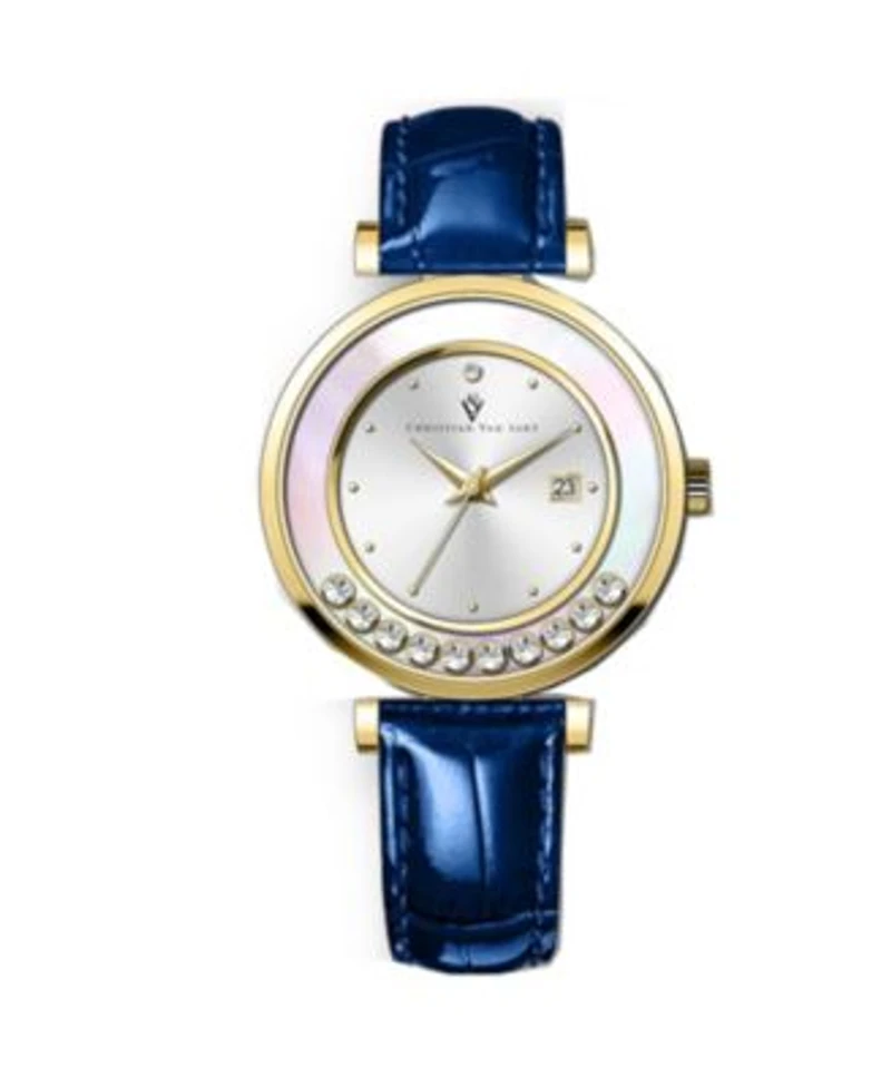 Christian Van Sant Womens Bria Silver Dial Watch Cv3813