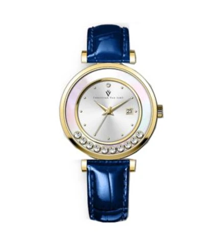 Christian Van Sant Womens Bria Silver Dial Watch Cv3813