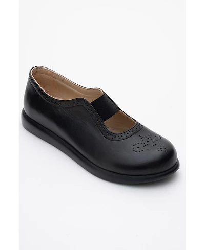 Chelle Elastic Leather Flat (Women)