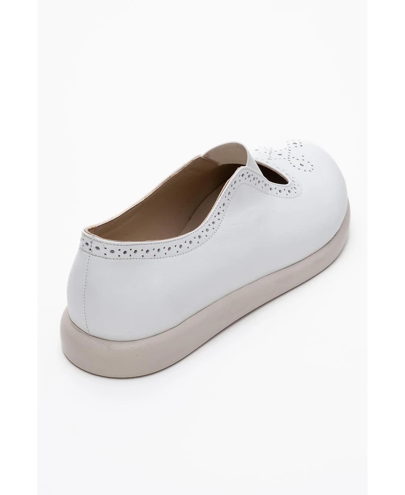 Chelle Elastic Leather Flat (Women)