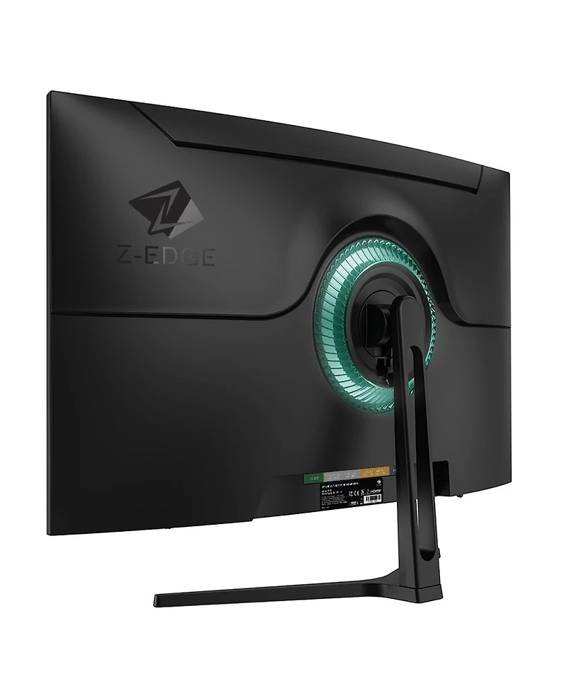 Z-edge 32 inch 1080P Full Hd 1920 x 1080 240 Hz 1 ms Curved Gaming Monitor, FreeSync, Hdmi + Dp, Supports Wall Mount