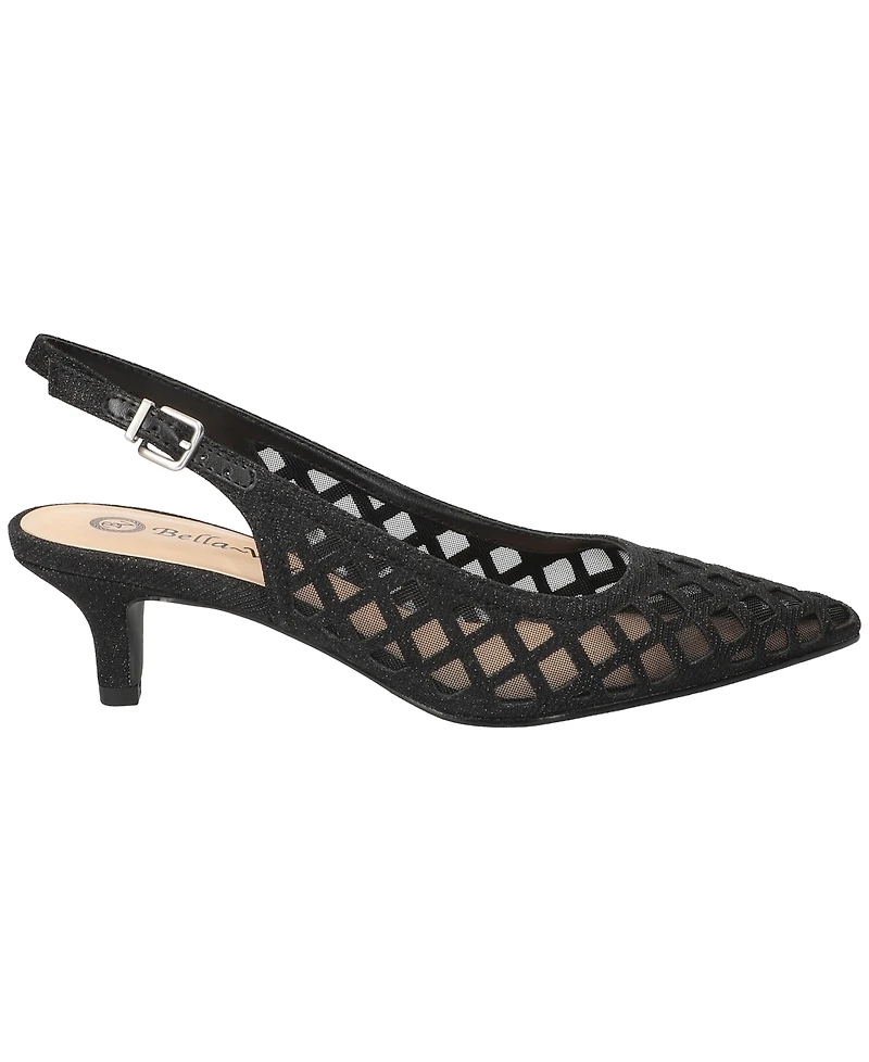 Bella Vita Women's Noel Slingback Pointed Toe Pumps