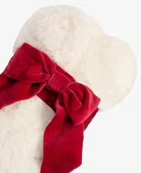 Holiday Lane Faux Fur Dog Decorative Pillow, 12" x 22", Exclusively for Macy's