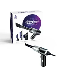 Pursonic 2-in-1 Mini Wireless Vacuum Cleaner & Air Duster Powerful, Portable & Rechargeable