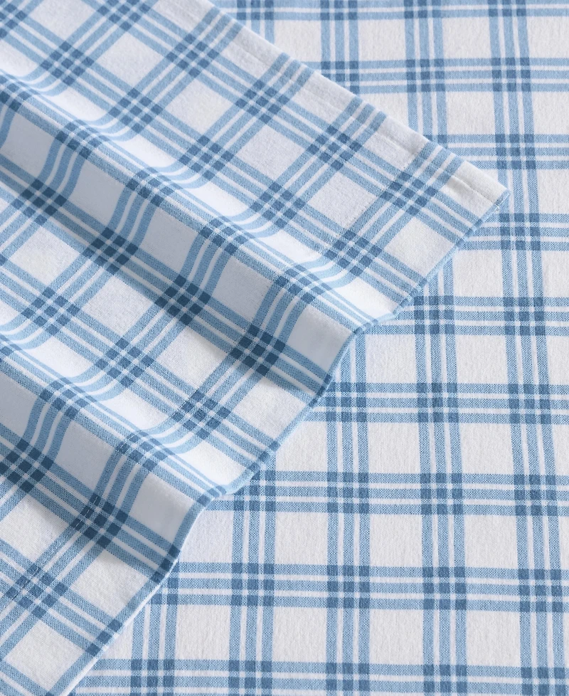 Eddie Bauer Printed Cotton Flannel 3-Pc. Sheet Set, Twin