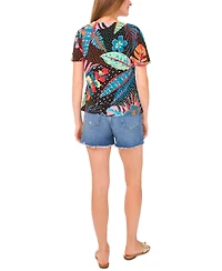 Vince Camuto Women's Cowlneck Asymmetric Hem Top