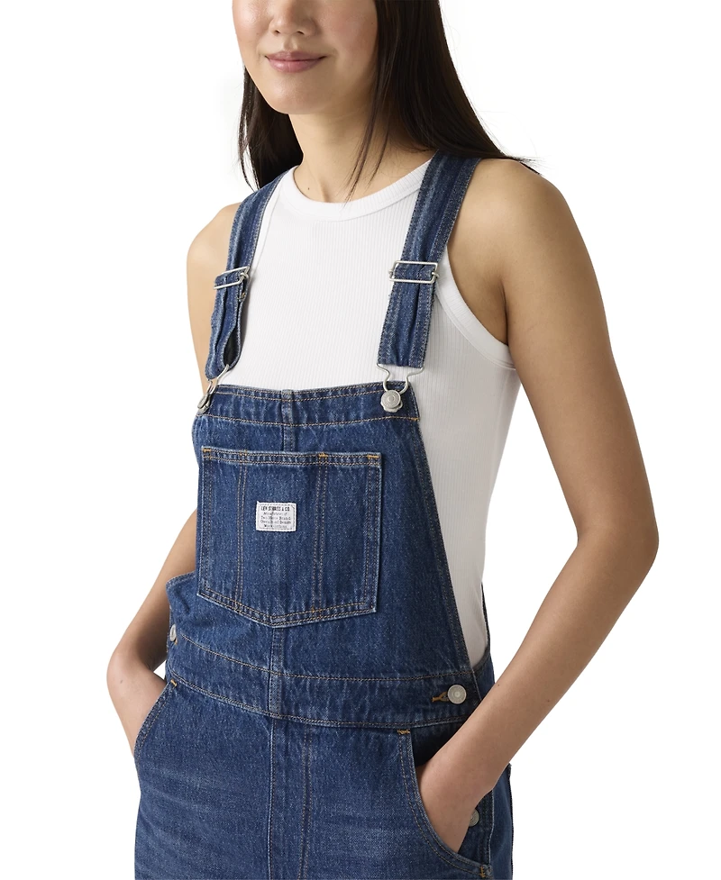 Levi's Women's Vintage-Style Cotton Denim Overalls