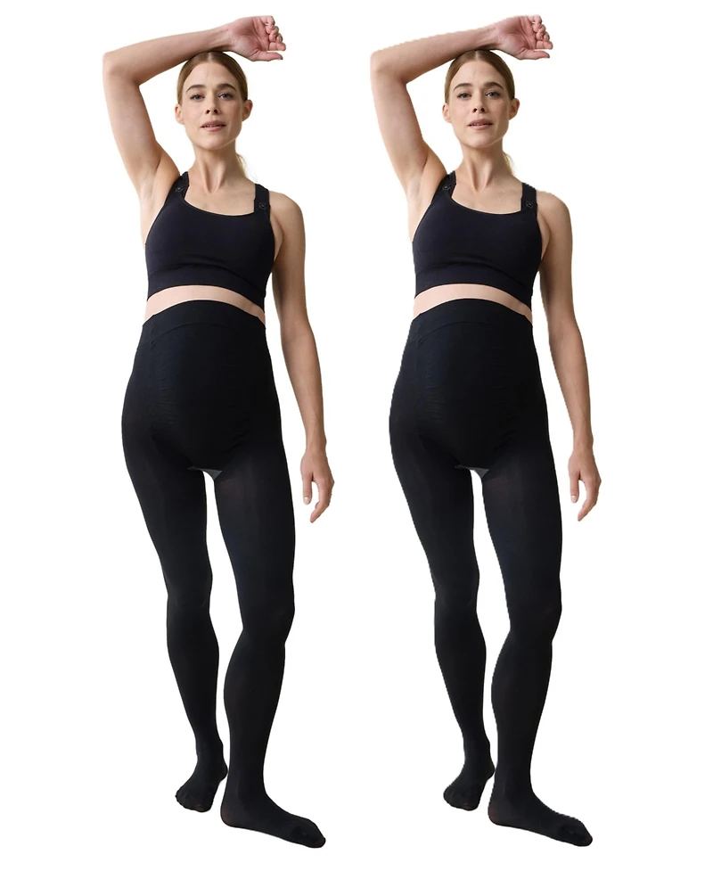 Ingrid + Isabel Maternity Opaque Tight Bundle 2 Pack