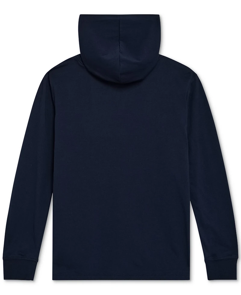 Champion Big Boys Signature Logo Long-Sleeve Hooded T-Shirt