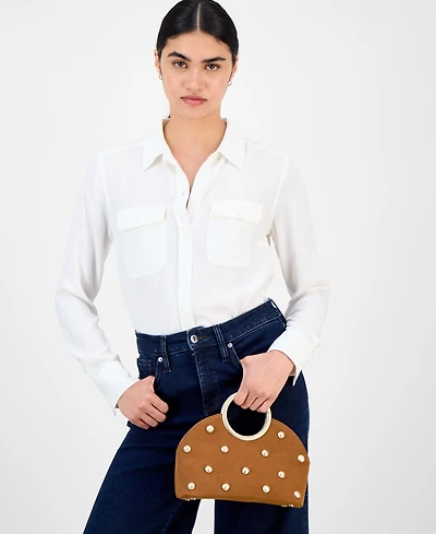 I.n.c. International Concepts Tysha Bangle Stud Clutch, Exclusively at Macy's
