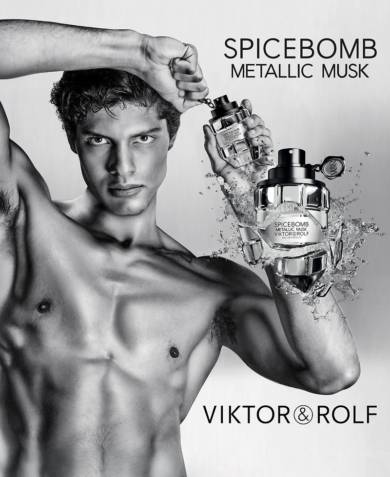 Viktor & Rolf Men's Spicebomb Metallic Musk Eau de Parfum, 3.04 oz.
