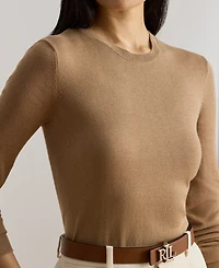 Lauren Ralph Petite Cotton-Blend Sweater