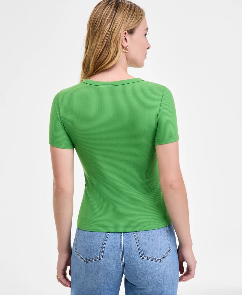 On 34th Women's Ribbed T-Shirt