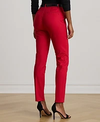 Lauren Ralph Petite Double-Faced Stretch Cotton Pant