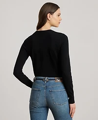 Lauren Ralph Petite Cotton-Blend Sweater